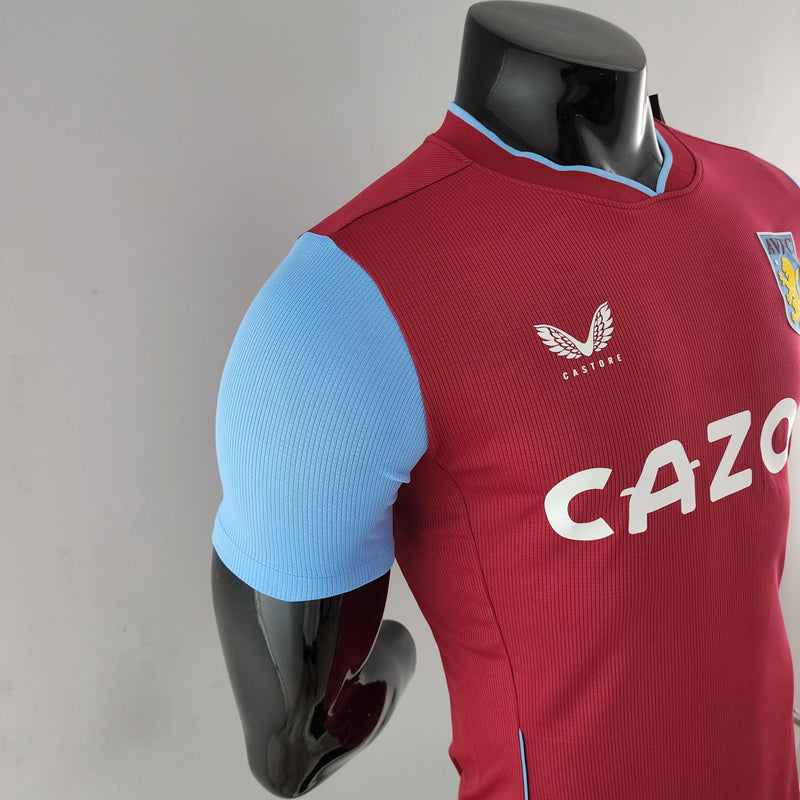 Aston Villa Home Shirt 22/23 - Castore Men's Player Version 