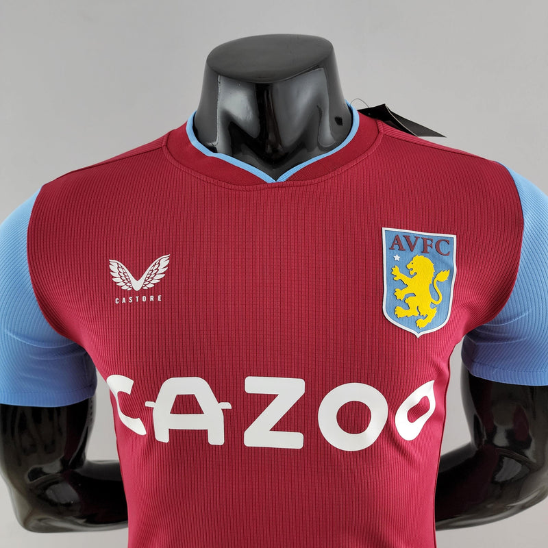 Aston Villa Home Shirt 22/23 - Castore Men's Player Version 