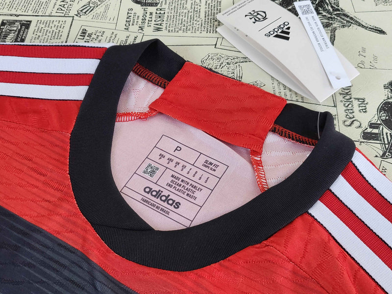 Camiseta Flamengo Primera Equipación 23/24 - Adidas Hombre Versión Jugador - Rojo