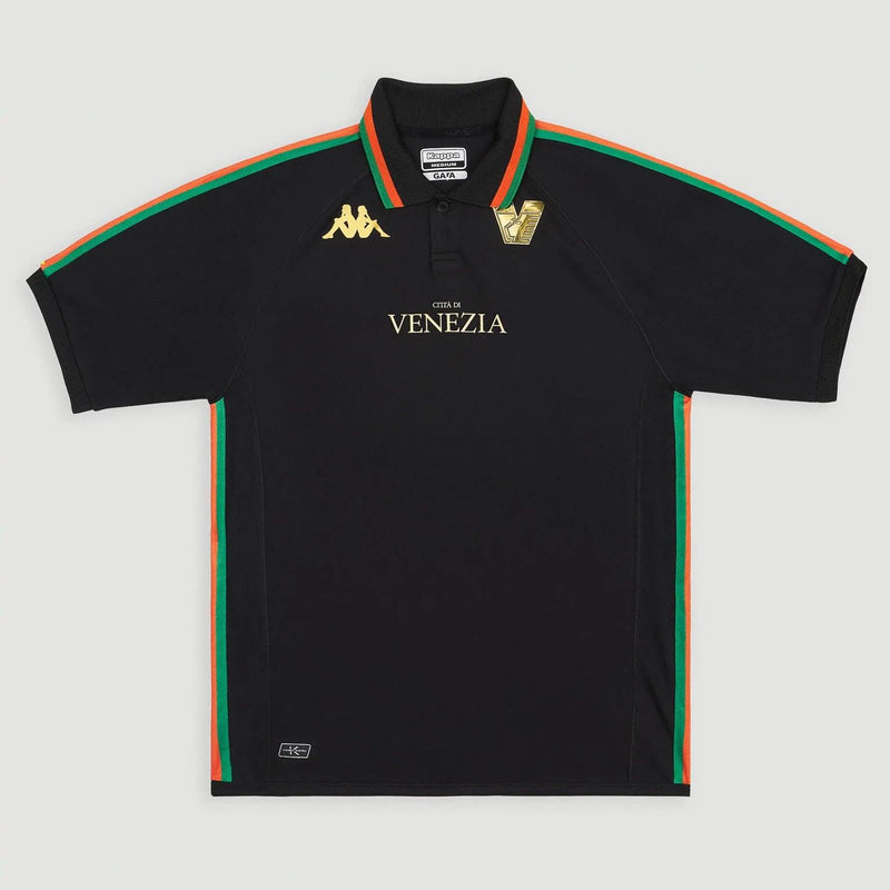 Camiseta Venezia I 22/23 - Kappa Supporter - Negro