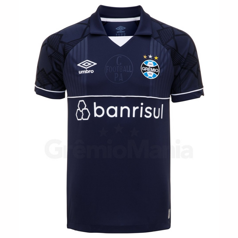 Camisa Gremio Goleiro 23/24 - Umbro Torcedor Masculina  Azul Escuro