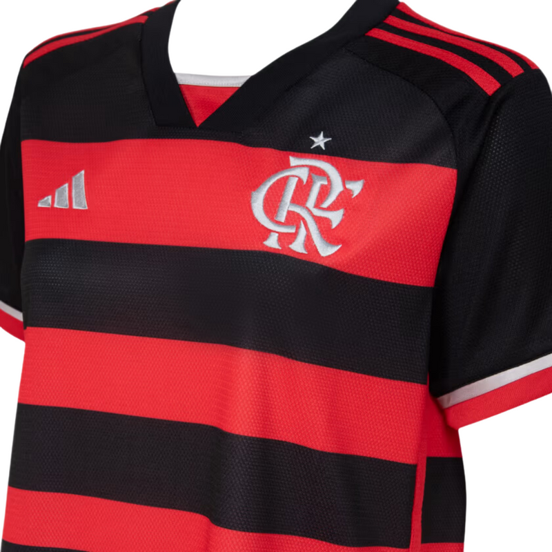 Camisa Flamengo I Titular 24/25 - Adidas Torcedor Feminina