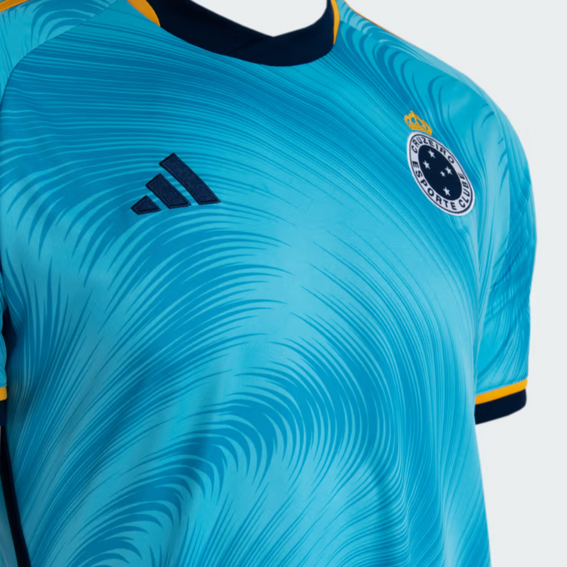 Camiseta Cruzeiro Tercera Equipación 23/24 - Adidas Torcedor Masculina