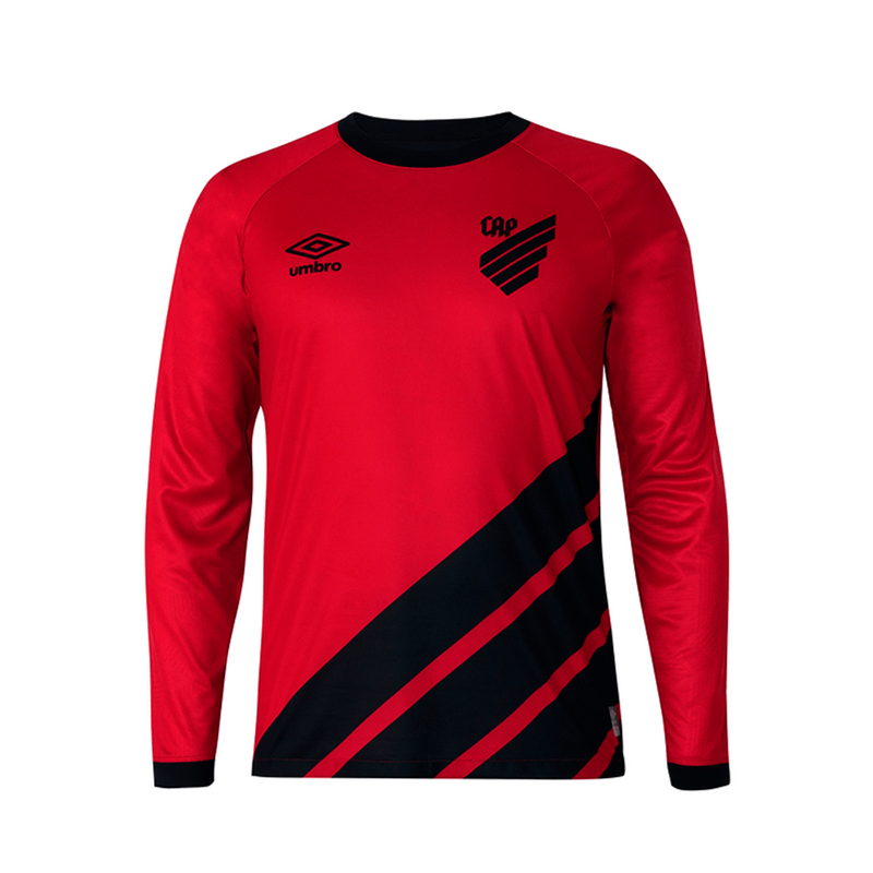 Athletico Paranaense I Home Long Sleeve Shirt 23/24 - UmbrioTorcedor Men's