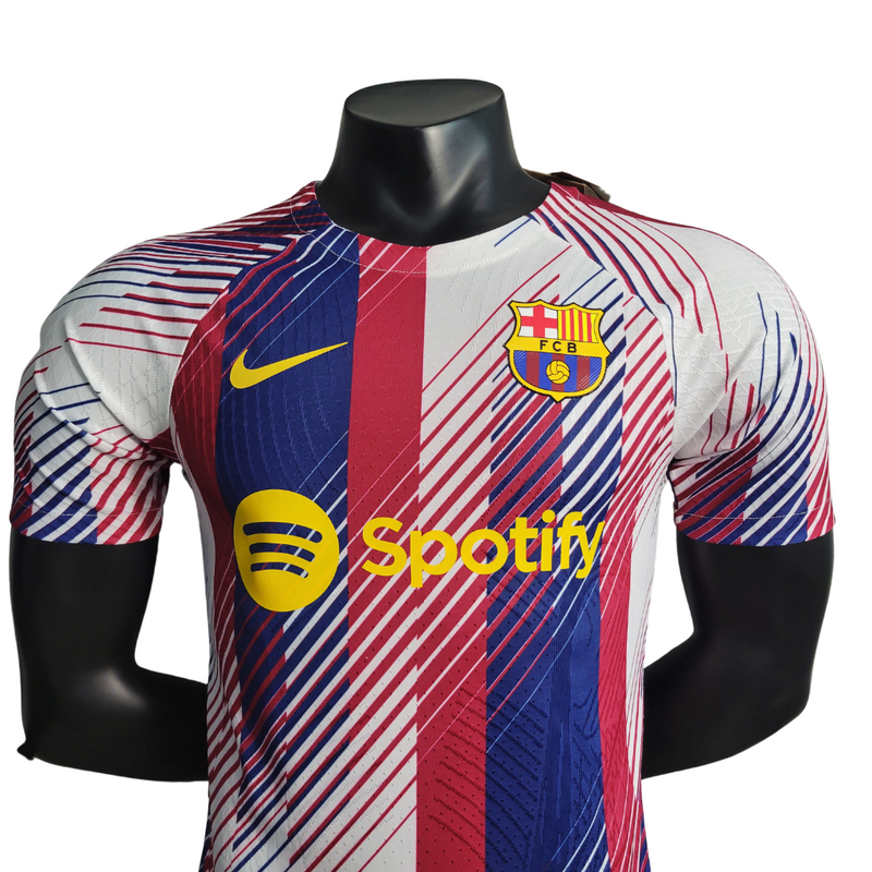 Camisa Barcelona Treino 23/24 - Nike Versão Jogador