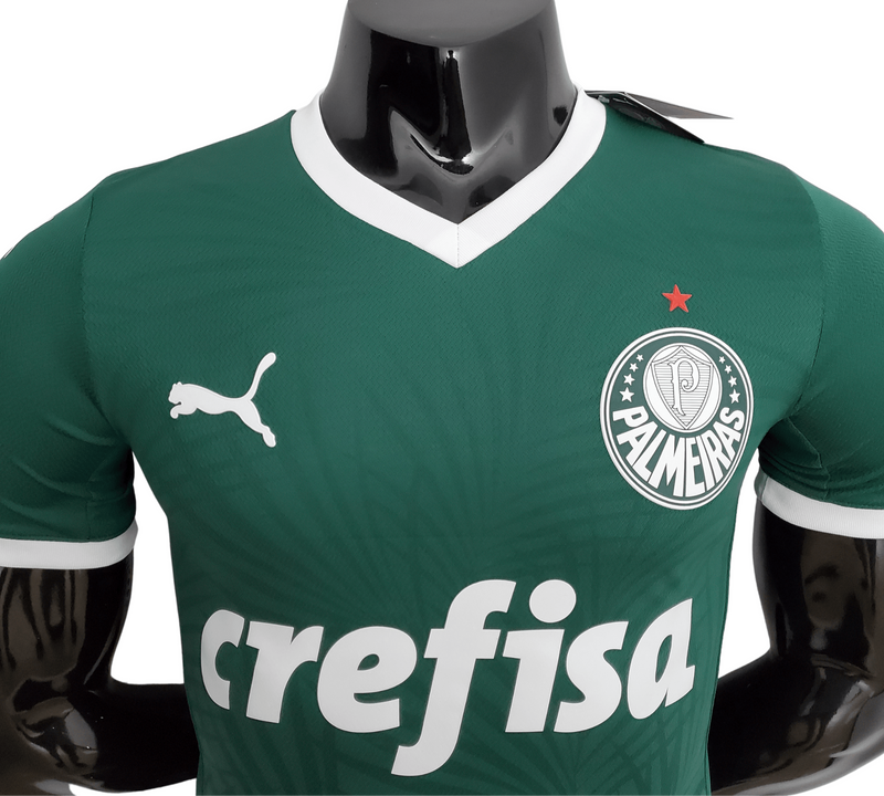 Camisa Palmeiras I 21/22 - Puma Versão Jogador Masculina - Tricolor