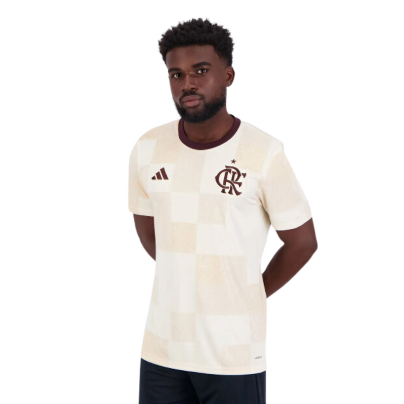 Camisa Flamengo Pré Jogo 24/25 - Adidas Torcedor Masculina