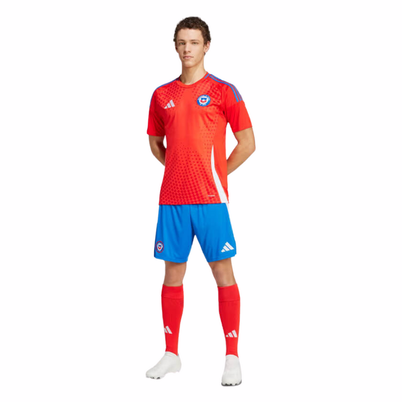 Camiseta Chile Primera 24/25 - Adidas Torcedor Masculina