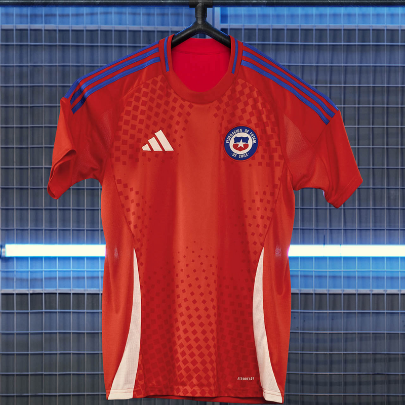 Camiseta Chile Primera 24/25 - Adidas Torcedor Masculina