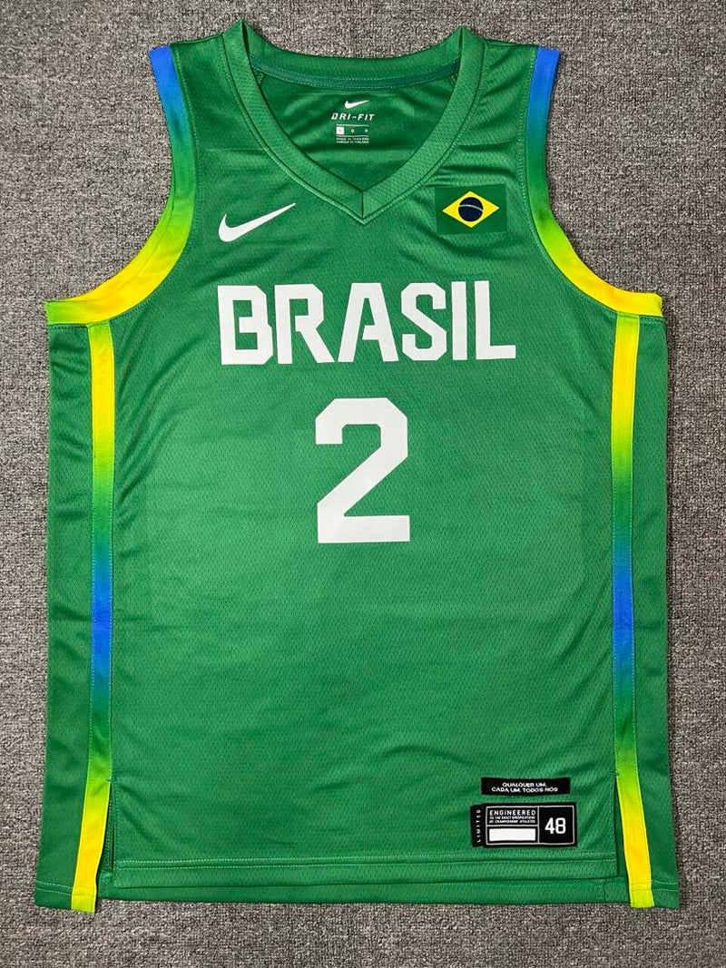 Regata Seleção Brasileira de Basquete Olimpíadas 2024 - Verde