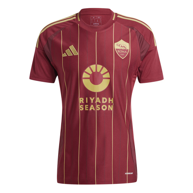 Camisa Roma l 2024/25 Vermelha - Modelo Torcedor