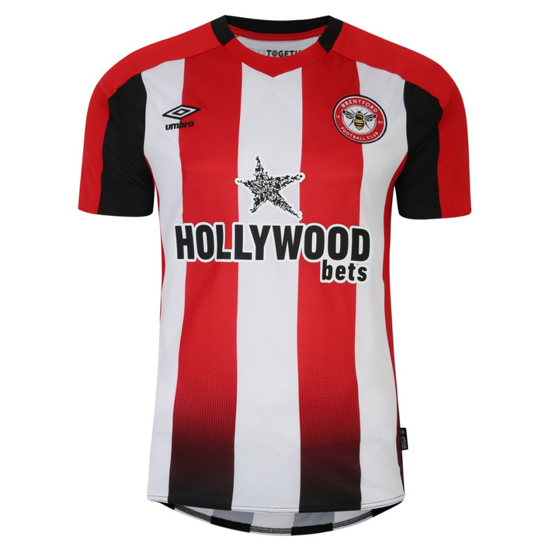 Camisa Brentford I Titular 23/24 - Umbro Torcedor Masculina