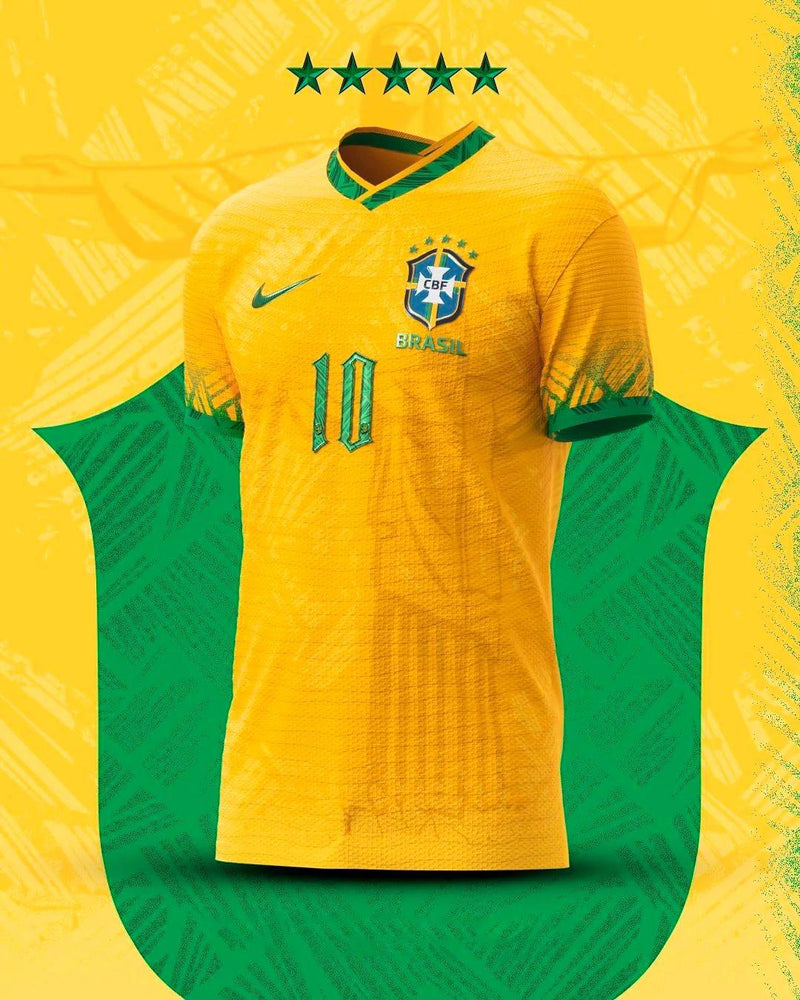 Camisa Brasil Conceito Cristo 22/23 - Nike Torcedor Masculina