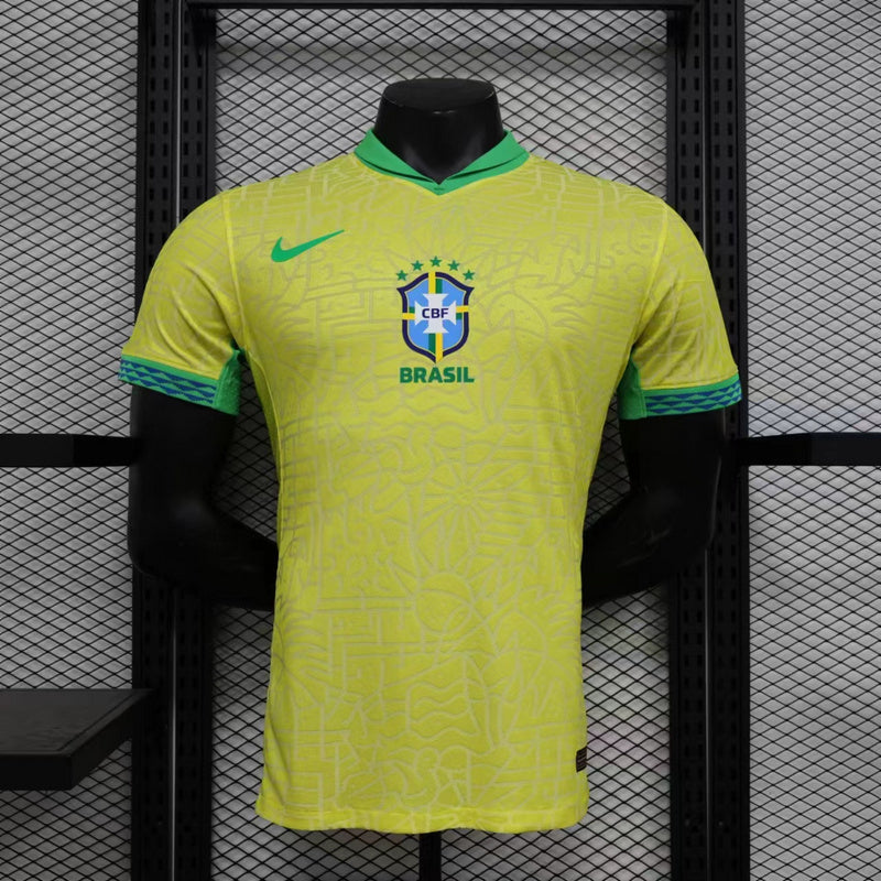 Camisa Seleção Brasil l 2024/25 Amarela - Modelo Jogador