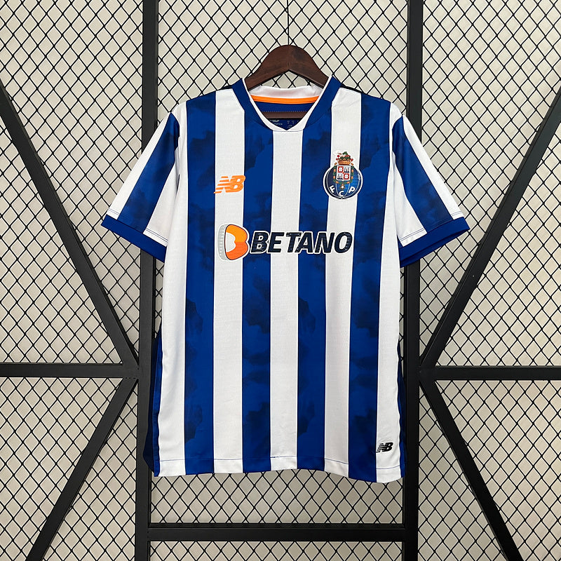 Porto l 2024/25 Blue and White Shirt - Fan Model 