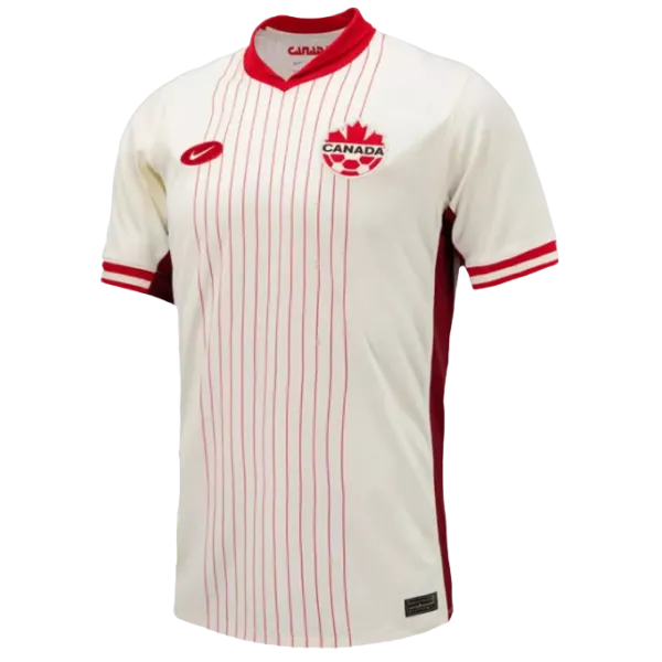 Camisa Seleção Canadá ll 2024/25 Branca - Modelo Torcedor