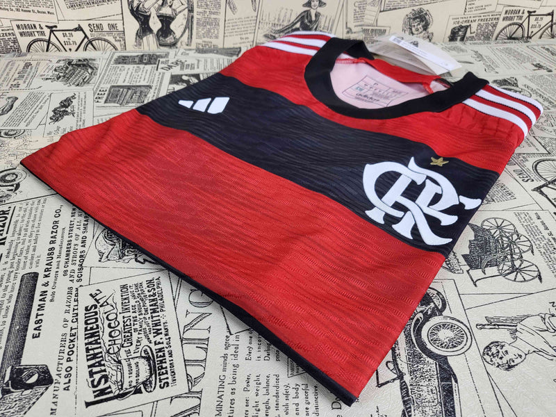 Camiseta Flamengo Primera Equipación 23/24 - Adidas Hombre Versión Jugador - Rojo