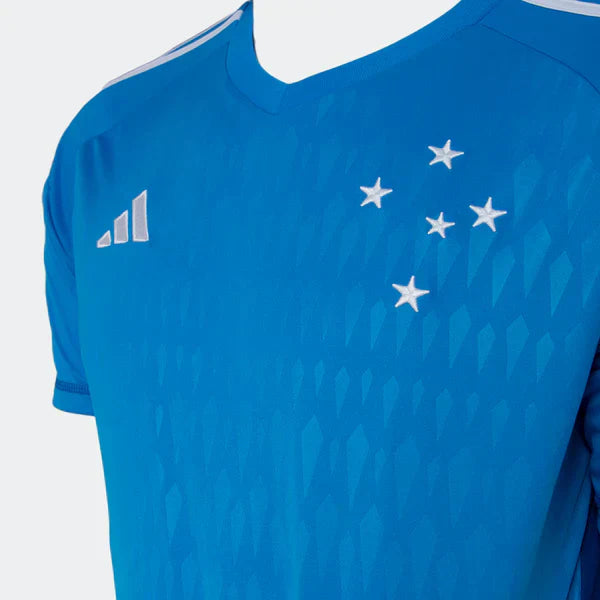 Camisa Cruzerio Azul Celeste 23/24 - Adidas Torcedor Masculina