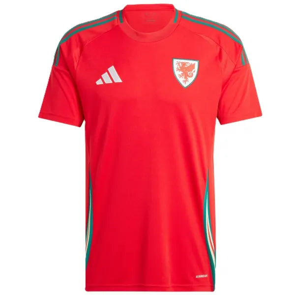 Camisa Seleção País de Gales l 2024/25 Vermelha - Modelo Torcedor