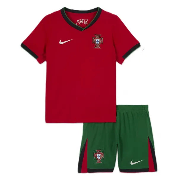 Conjunto Infantil Seleção Portugal l 2024 - Modelo Torcedor