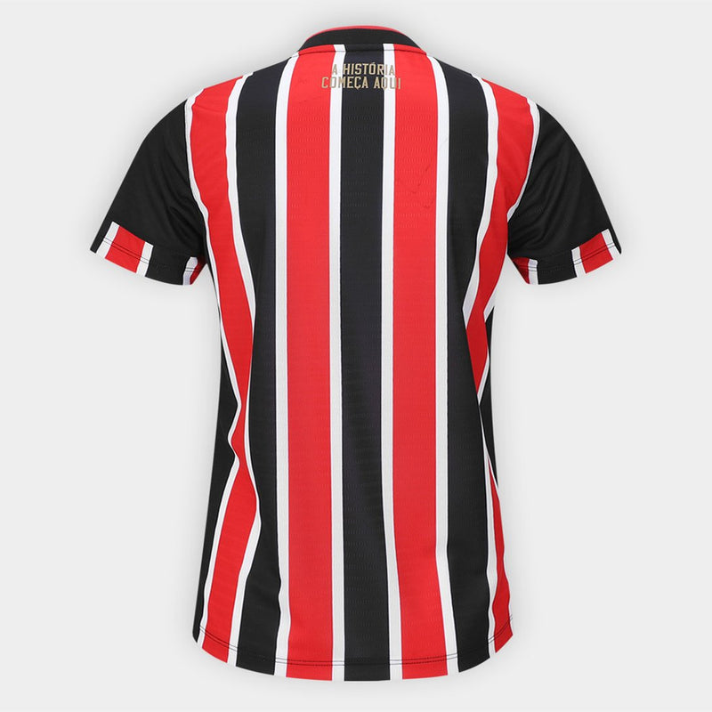 Camisa São Paulo II 24/25 Torcedor New Balance Feminina - Vermelho e Branco