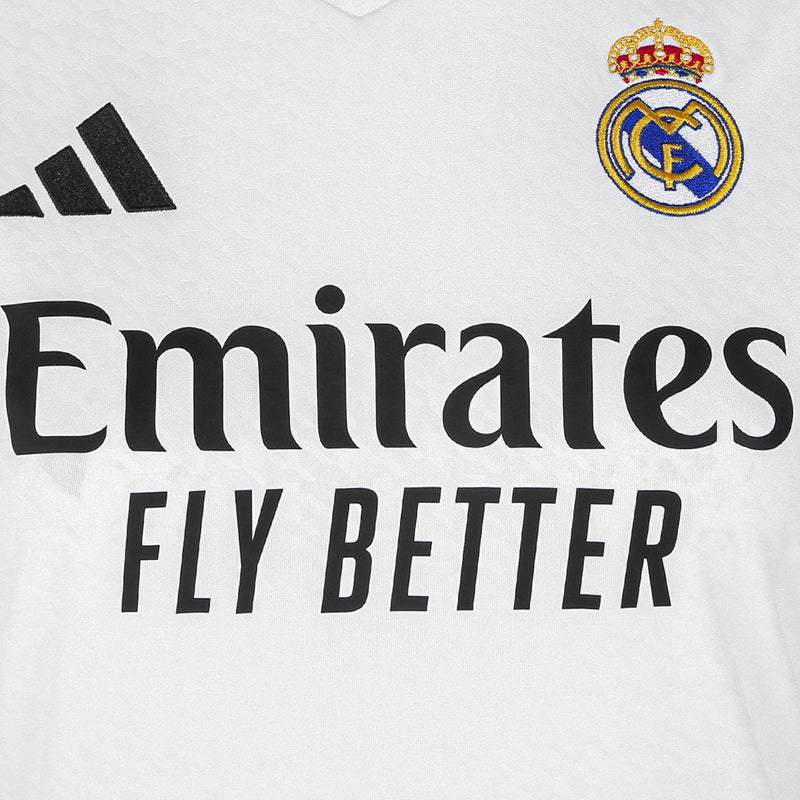 Camisa Real Madrid Home 24/25 Torcedor Adidas Feminina - Branco