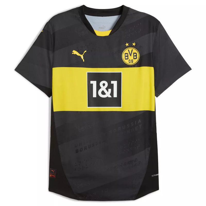 Camisa Borussia Dortmund Home 24/25 Torcedor Masculino Adidas - Preto