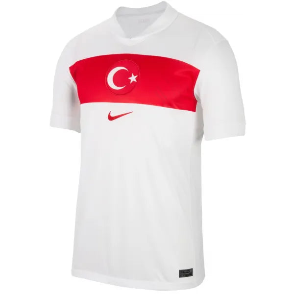 Camisa Seleção Turquia l 2024/25 Branca - Modelo Torcedor